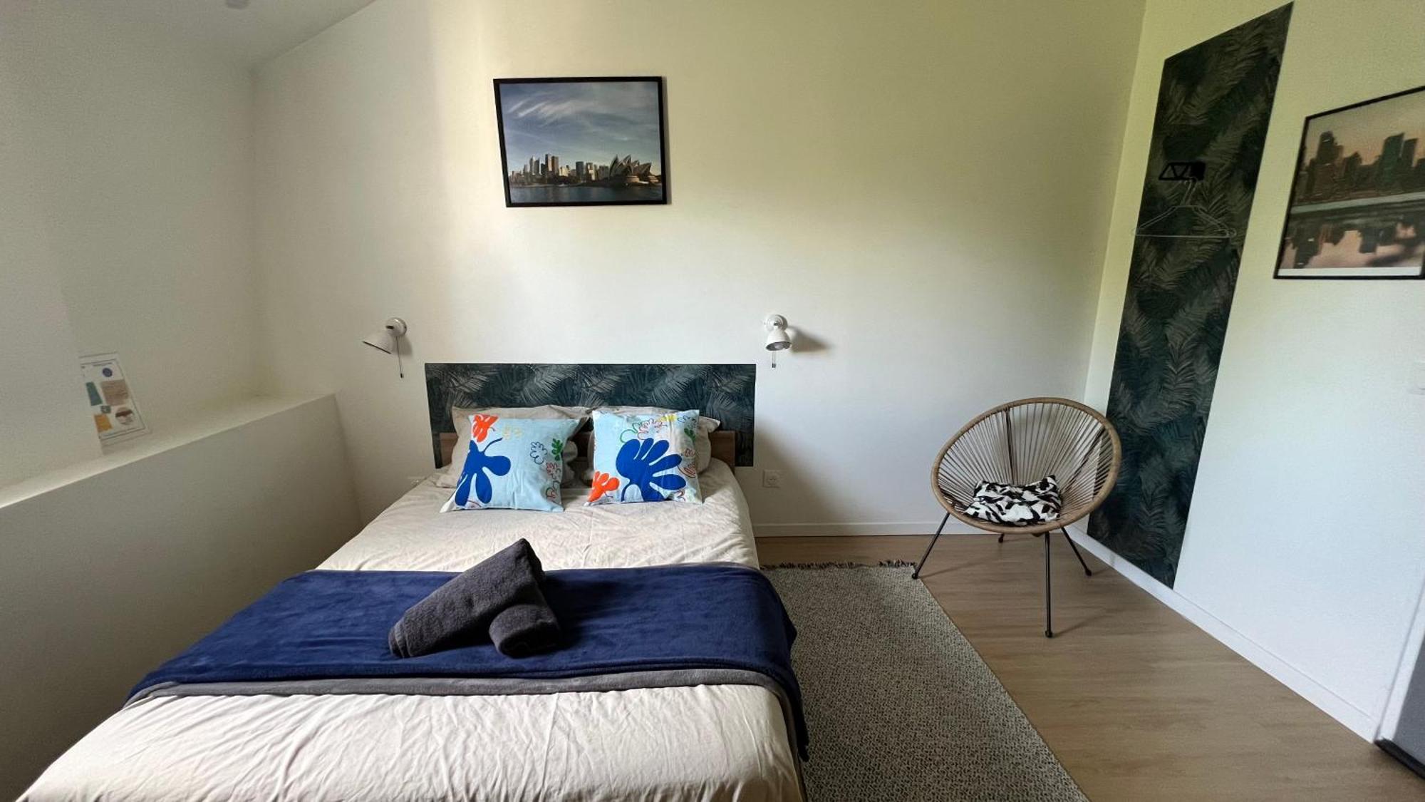 Studios Cozy Proche Gare Tgv Chatellerault Bagian luar foto