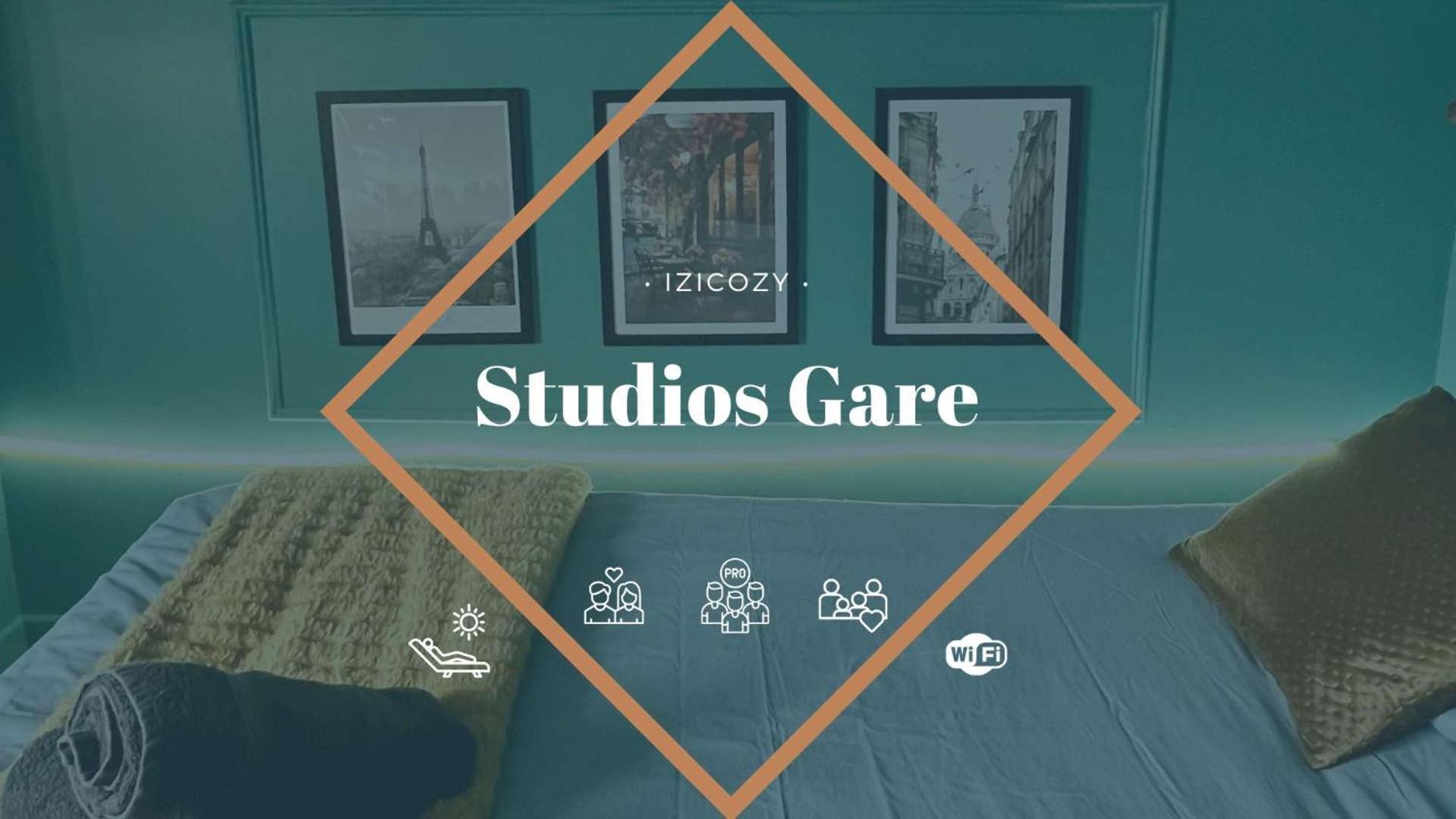 Studios Cozy Proche Gare Tgv Chatellerault Bagian luar foto